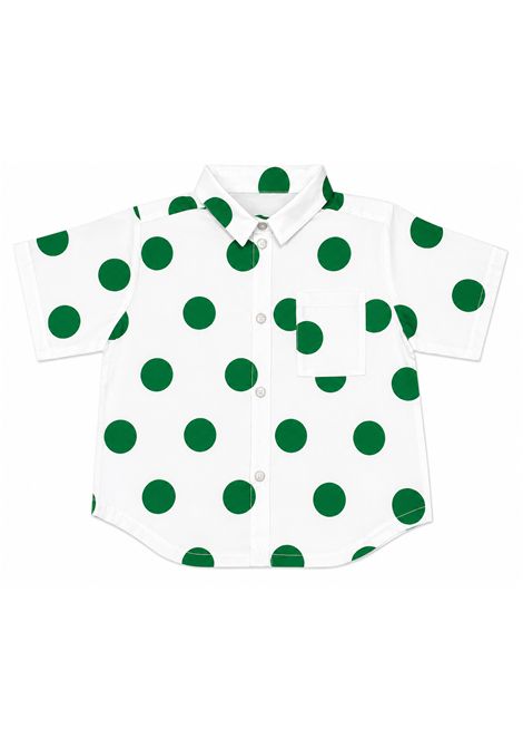 Camicia a pois NOT ONLY MONDAY | SEBA SUMMERPOPELINE POIS VERDE